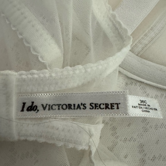 Victoria’s Secret I DO Wedding collection White Bustier. 36C. NWOT - Picture 10 of 13